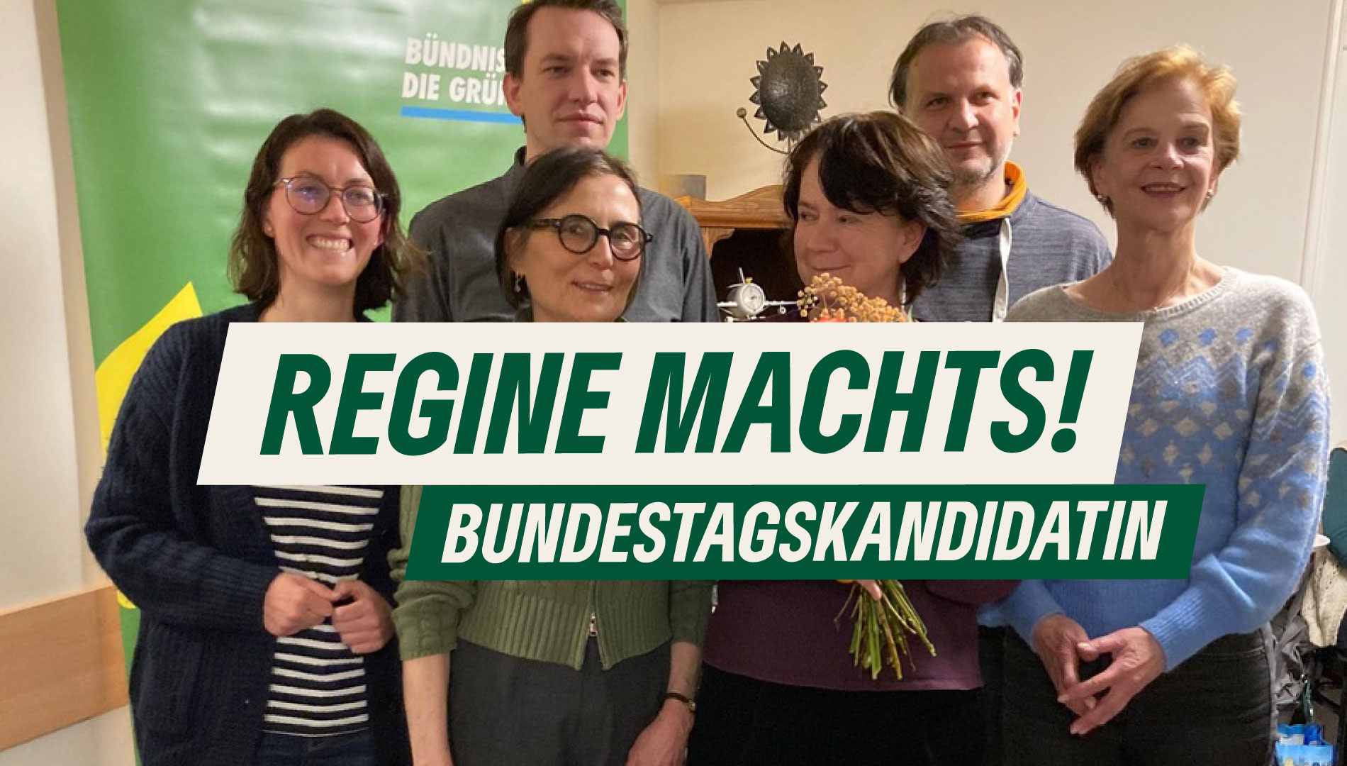 Regine Kircher ist Wahlkreiskandidatin von BÜNDNIS 90/DIE GRÜNEN