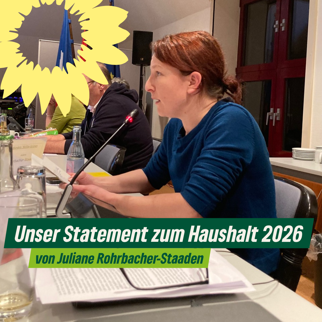 Statement der Stadtratsfraktion zum Haushalt 2026