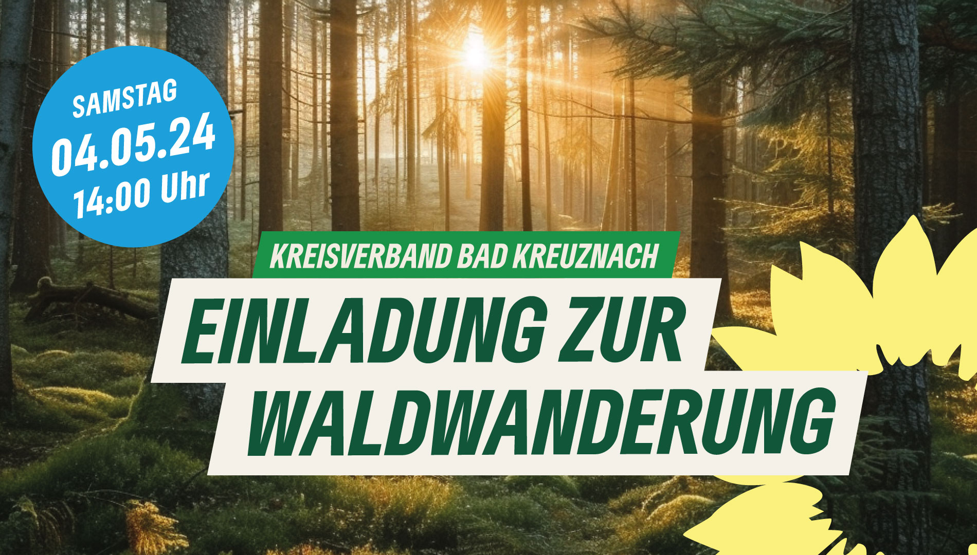 Waldwanderung mit Förster Lorenz Berger im Bad Kreuznacher Stadtwald